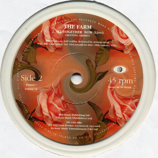 The Farm : Love See No Colour (7", Cle)