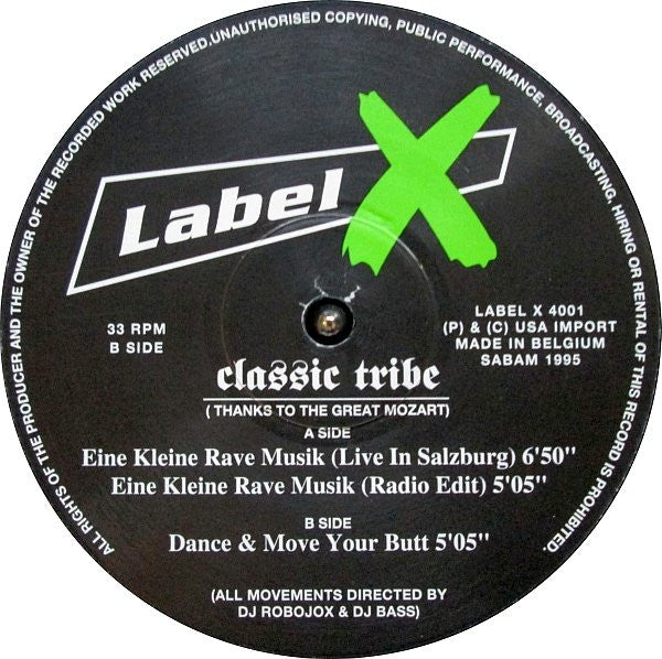 Classic Tribe : Eine Kleine Rave Musik (12")