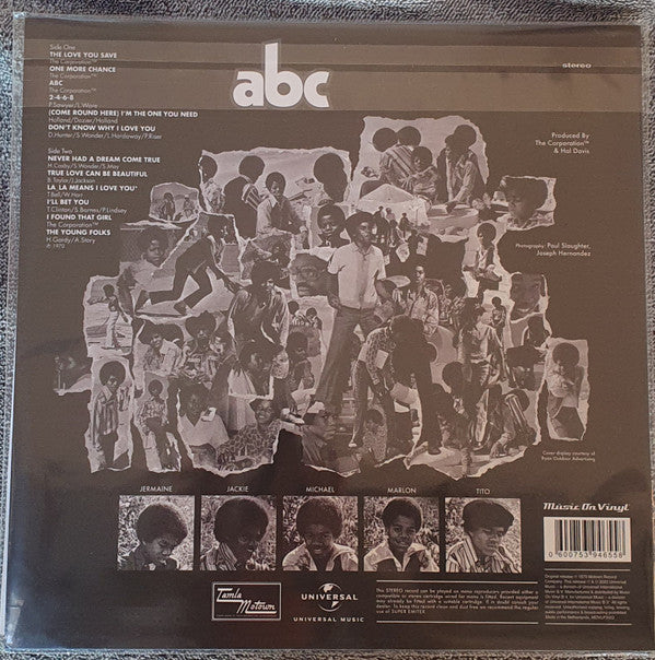 The Jackson 5 : ABC (LP, Album, RE, 180)
