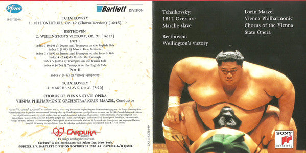 Pyotr Ilyich Tchaikovsky / Ludwig Van Beethoven - Lorin Maazel, Wiener Philharmoniker, Wiener Staatsopernchor : 1812 Overture / Marche Slave / Wellington's Victory (CD, Album)