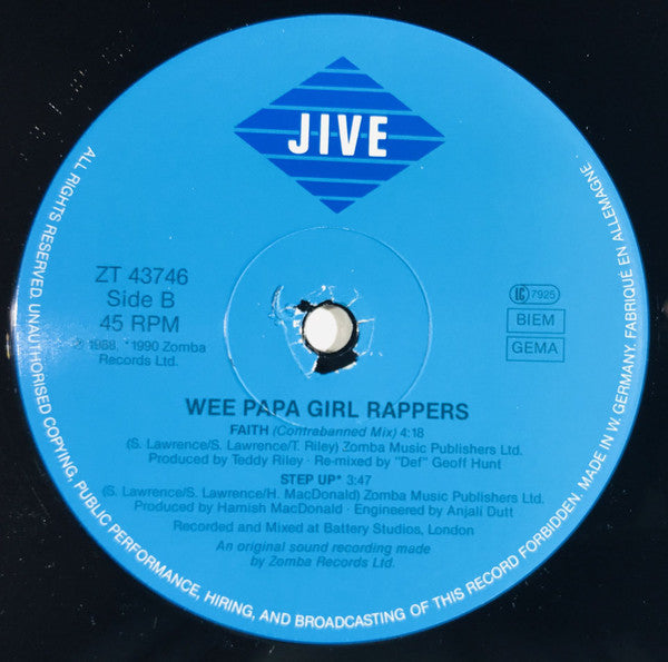 Wee Papa Girl Rappers : Get In The Groove (12", Maxi)