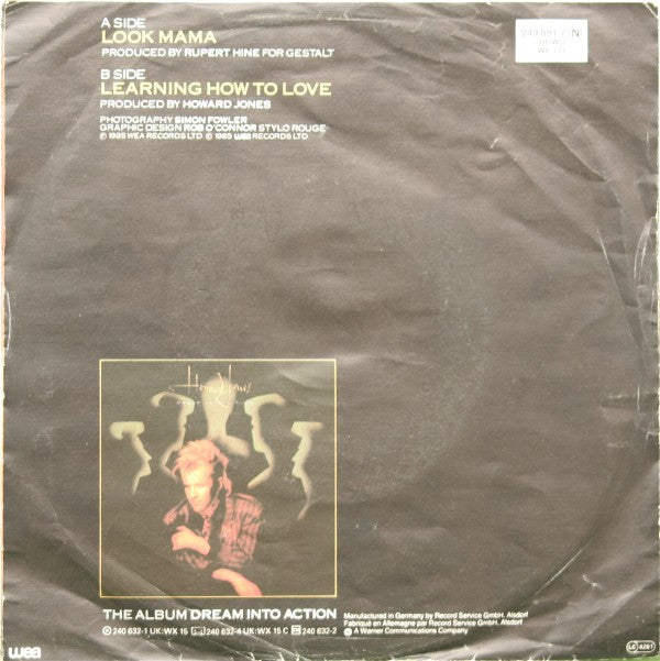 Howard Jones : Look Mama (7", Single)
