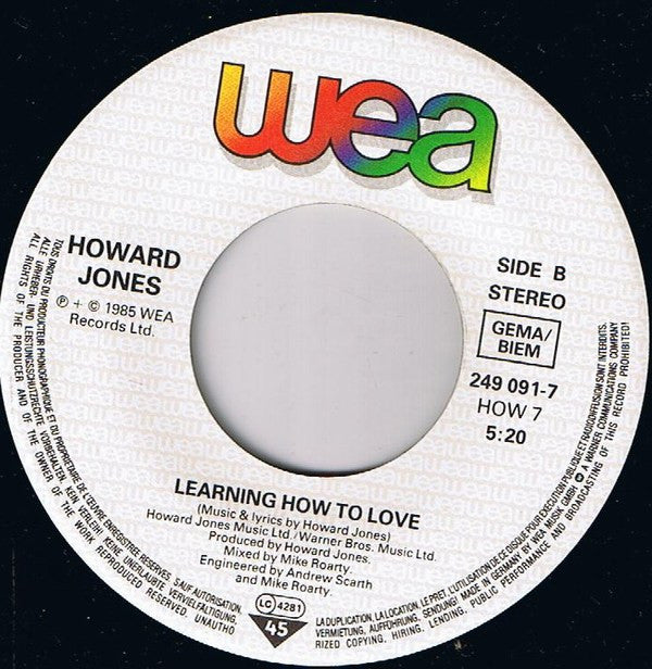 Howard Jones : Look Mama (7", Single)