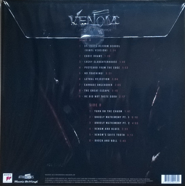 Marco Beltrami : Venom: Let There Be Carnage (Original Motion Picture Soundtrack) (LP, Ltd, Num, Red)