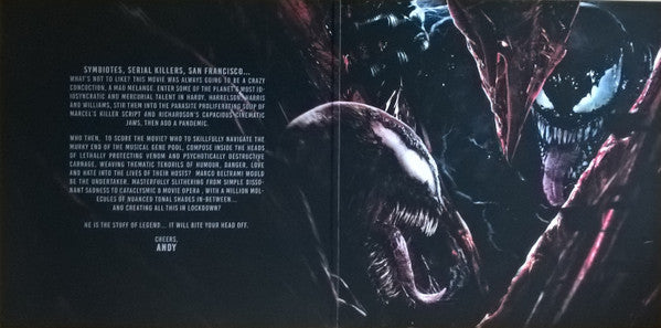 Marco Beltrami : Venom: Let There Be Carnage (Original Motion Picture Soundtrack) (LP, Ltd, Num, Red)