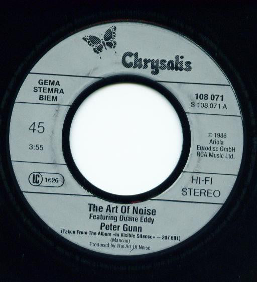 The Art Of Noise Featuring Duane Eddy : Peter Gunn (7", Single)