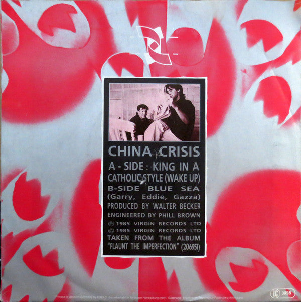China Crisis : King In A Catholic Style (Wake Up) (7", Single)