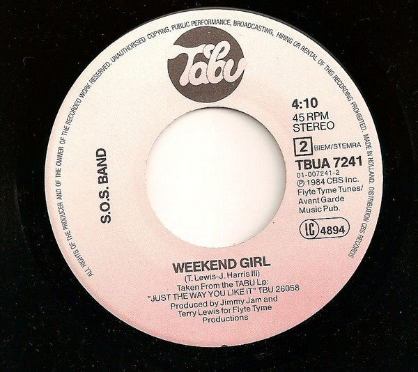 The S.O.S. Band : Borrowed Love (7", Single)