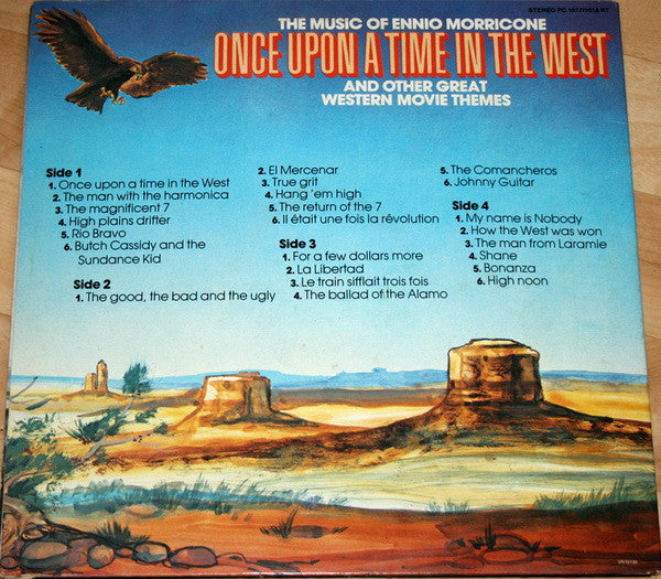The Eddy Starr Orchestra & Singers : Once Upon A Time In The West (The Music Of Ennio Morricone, And Other Great Western Movie Themes) (2xLP, Comp, Gat)