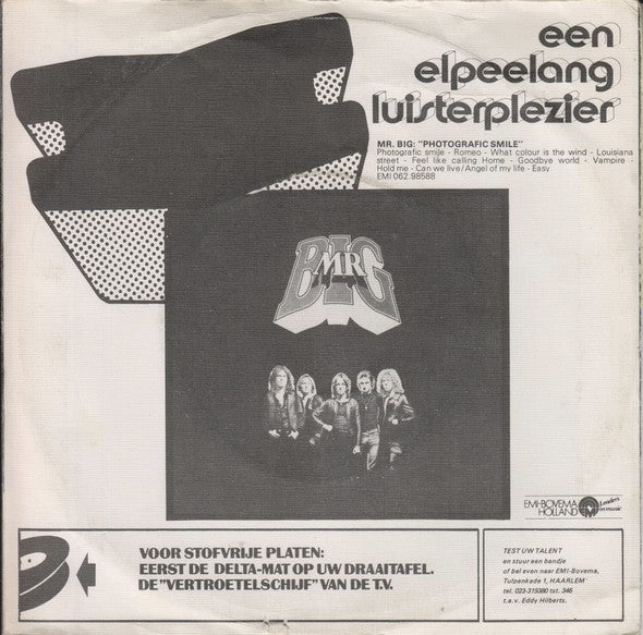 Mr Big : Feel Like Calling Home (7", Single)