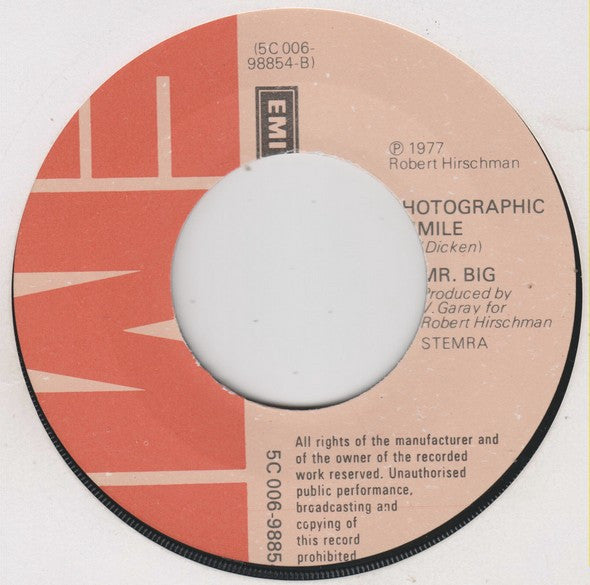 Mr Big : Romeo (7", Single)