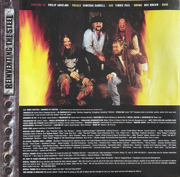Pantera : Reinventing The Steel (LP, Album, RE)