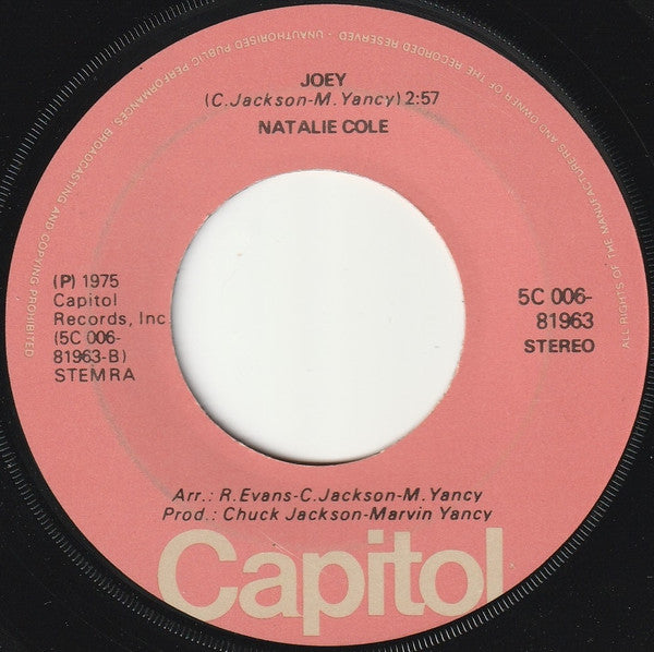 Natalie Cole : This Will Be (7", Single)