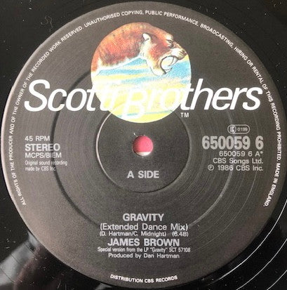James Brown : Gravity (12")