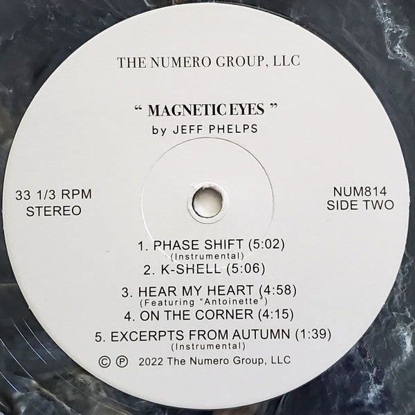 Jeff Phelps : Magnetic Eyes (LP, Album, RE, RM, Smo)