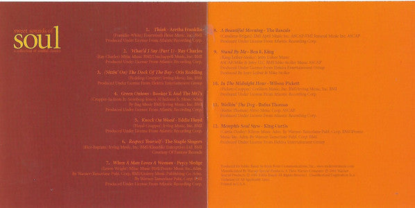 Various : Sweet Sounds Of Soul A Collection Of Soulful Classics (CD, Comp)