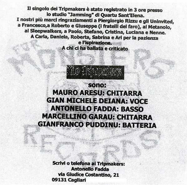 The Tripmakers : Dancing With Tura Satana (7", EP)