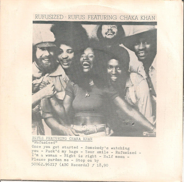 Rufus & Chaka Khan : Once You Get Started (7", Single)