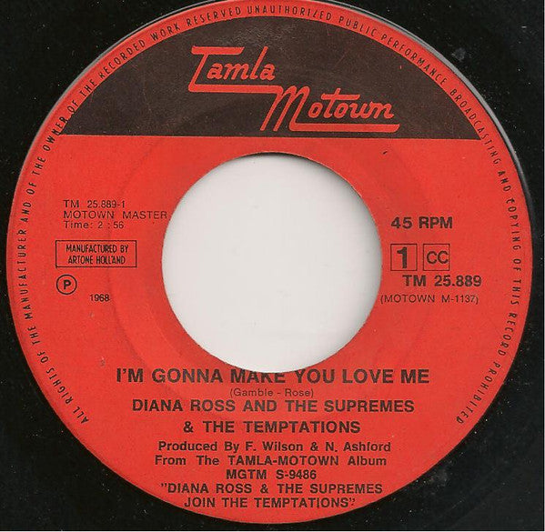 The Supremes And The Temptations : I'm Gonna Make You Love Me (7")