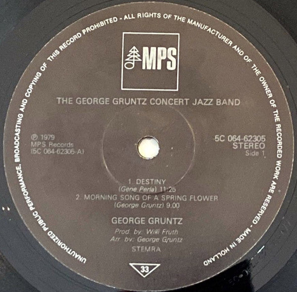 The George Gruntz Concert Jazz Band : GG-CJB (LP, Album)