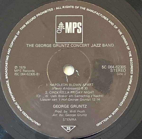 The George Gruntz Concert Jazz Band : GG-CJB (LP, Album)