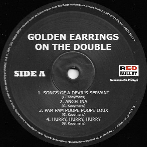 Golden Earring : On The Double (2xLP, Album, RE)
