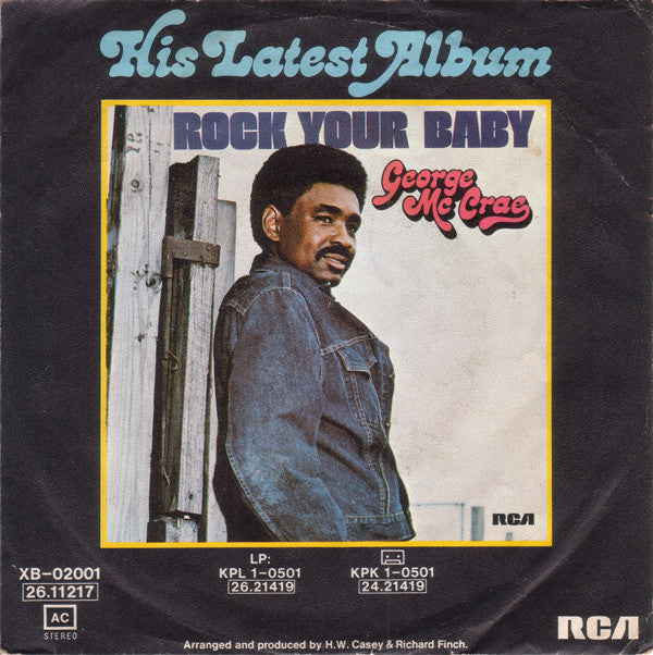 George McCrae : I Can't Leave You Alone (7", Single)