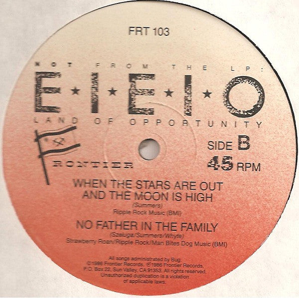 E-I-E-I-O : Go West Young Man (12", EP)