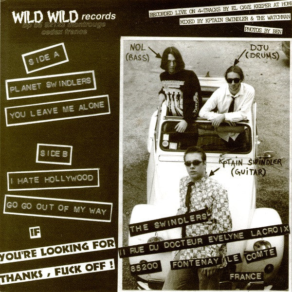 The Swindlers (2) : Wild Wild Teenagers (7", EP)