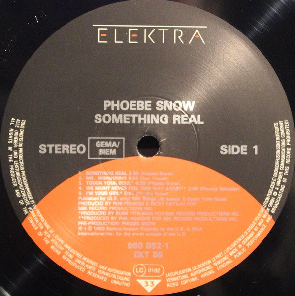 Phoebe Snow : Something Real (LP, Album)