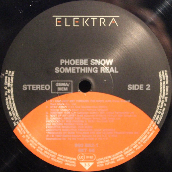 Phoebe Snow : Something Real (LP, Album)