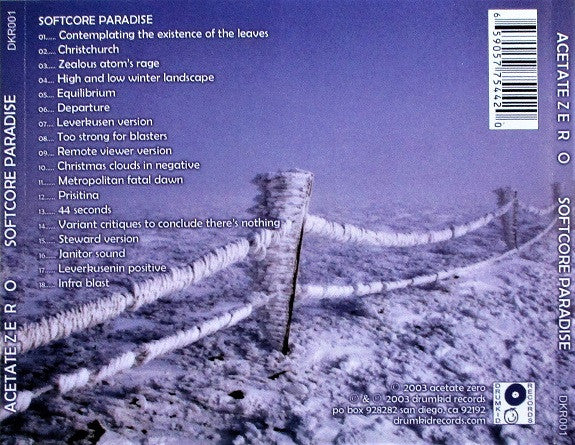 Acetate Zero : Softcore Paradise (CD, Album, Ltd, RE)