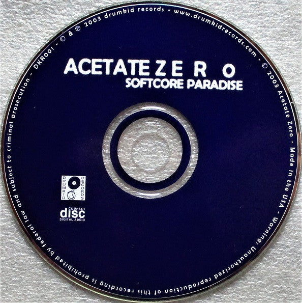 Acetate Zero : Softcore Paradise (CD, Album, Ltd, RE)