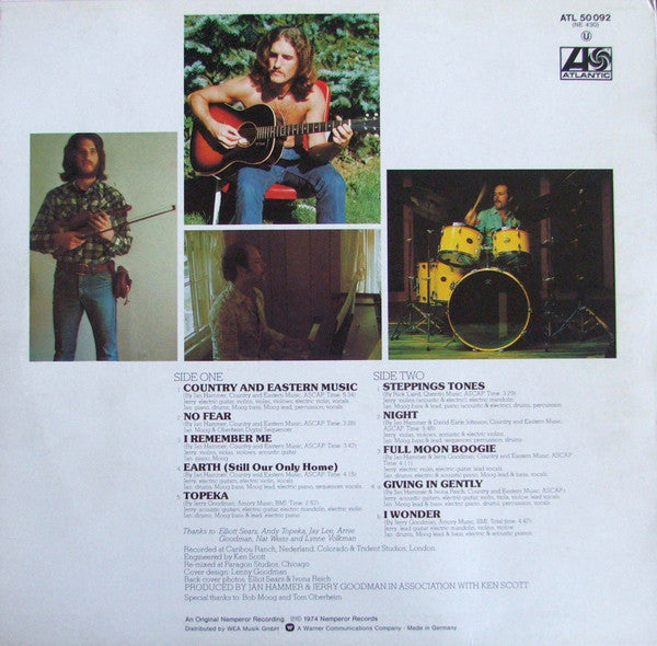 Jerry Goodman & Jan Hammer : Like Children (LP, Album, RP)