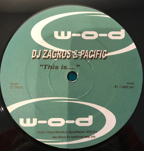 DJ Zagros & Pacific : This Is (12")