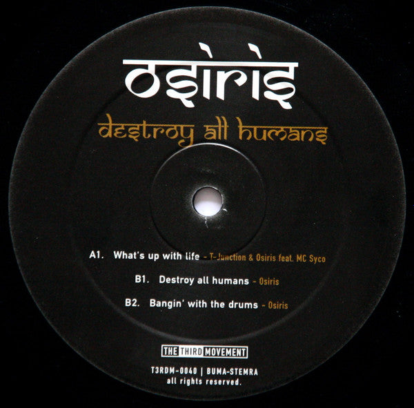 Osiris | God Of The Underworld* : Destroy All Humans (12")