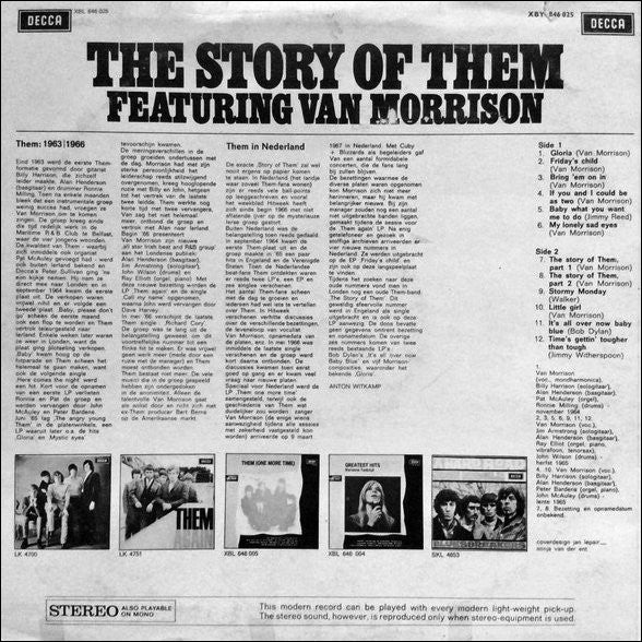 Them (3) Featuring Van Morrison : The Story Of Them (LP, Comp, RE)