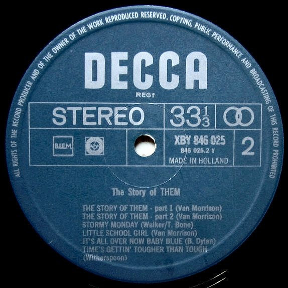 Them (3) Featuring Van Morrison : The Story Of Them (LP, Comp, RE)