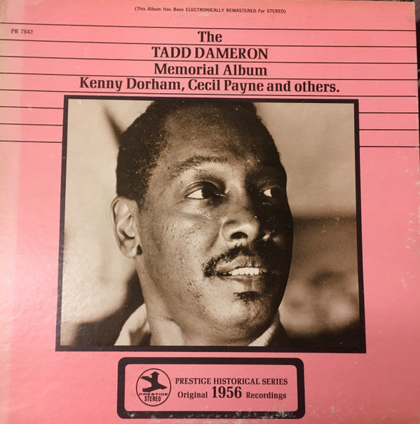 Tadd Dameron : The Tadd Dameron Memorial Album (LP, Album, RE, RM, Pur)
