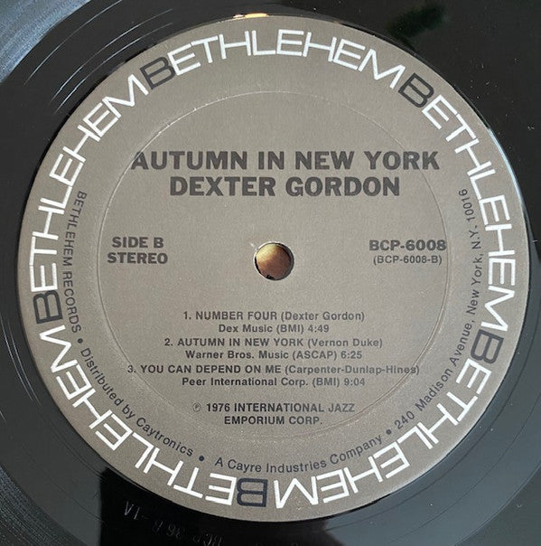 Dexter Gordon : The Bethlehem Years  (LP, Album, RE)