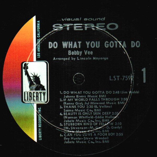 Bobby Vee : Do What You Gotta Do (LP, Ind)