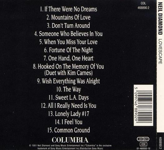 Neil Diamond : Lovescape (CD, Album)