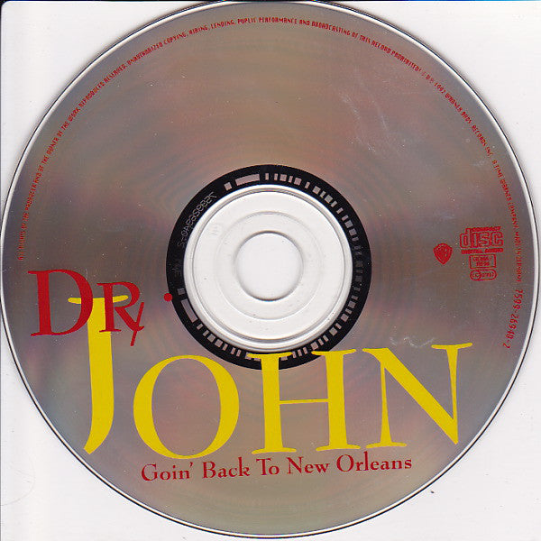 Dr. John : Goin' Back To New Orleans (CD, Album)