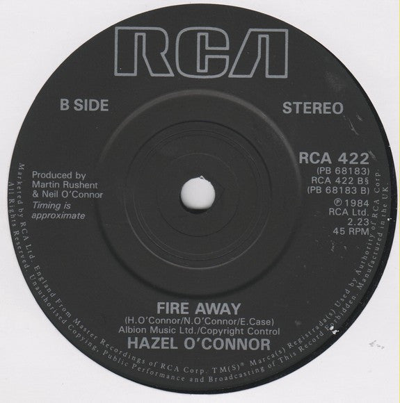 Hazel O'Connor : Just Good Friends (7")