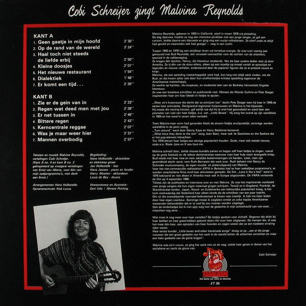 Cobi Schreijer : Cobi Schreijer Zingt Malvina Reynolds (LP, Album)