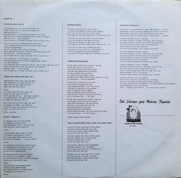 Cobi Schreijer : Cobi Schreijer Zingt Malvina Reynolds (LP, Album)