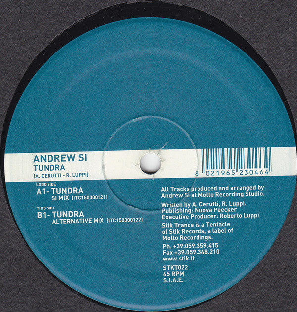 Andrew Si : Tundra (12")