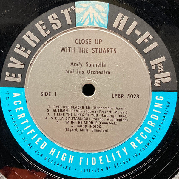 The Stuarts, Andy Sannella, Frank Hunter (2) : Close Up With The Stuarts (LP, Album, Mono)