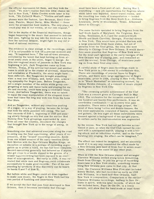 Various : Jazz Volume 7: New York (1922-1934) (LP, Comp)