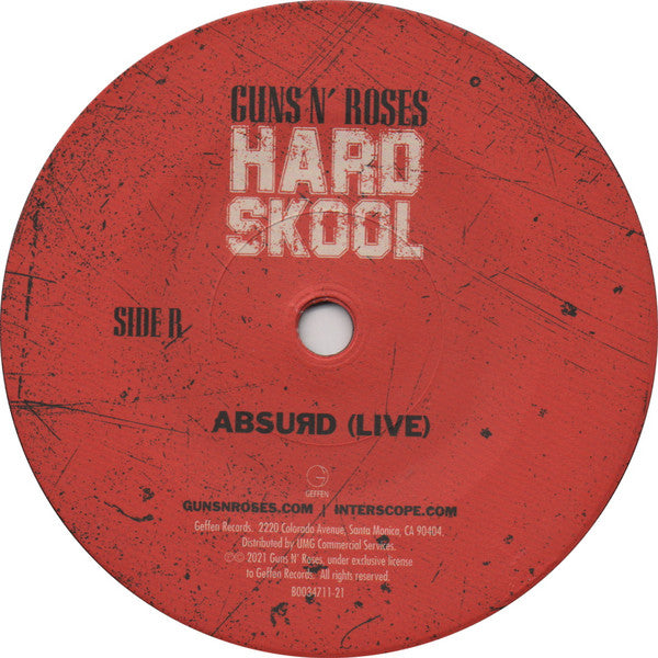 Guns N' Roses : Hard Skool (7", Single)